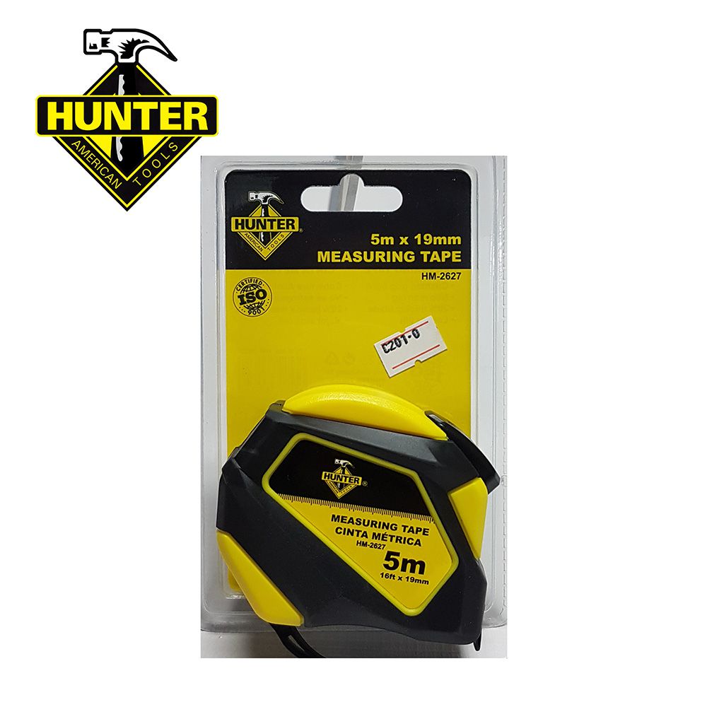 CINTA METRICA HUNTER 5 MTS X19 MM HM-2627
