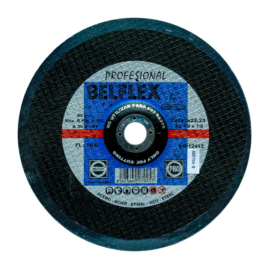 DISCO ABRAT. P/MET. 3.0mm X 9 PULG 012303034 (NC)