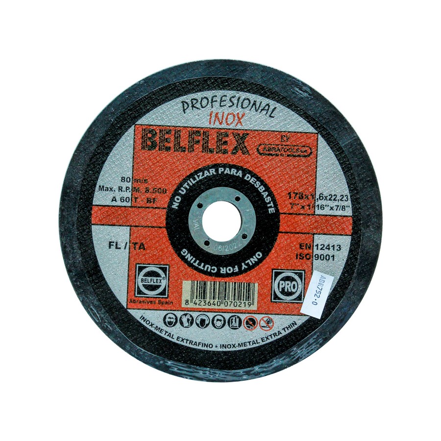 DISCO ABRAT. P/MET. 1.6mm X 7 PULG 011781633 (NC)