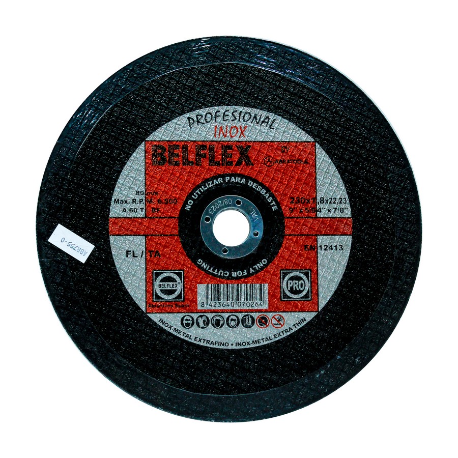 DISCO ABRAT. P/MET. 1.9mm X 9 PULG 012301833 (NC)