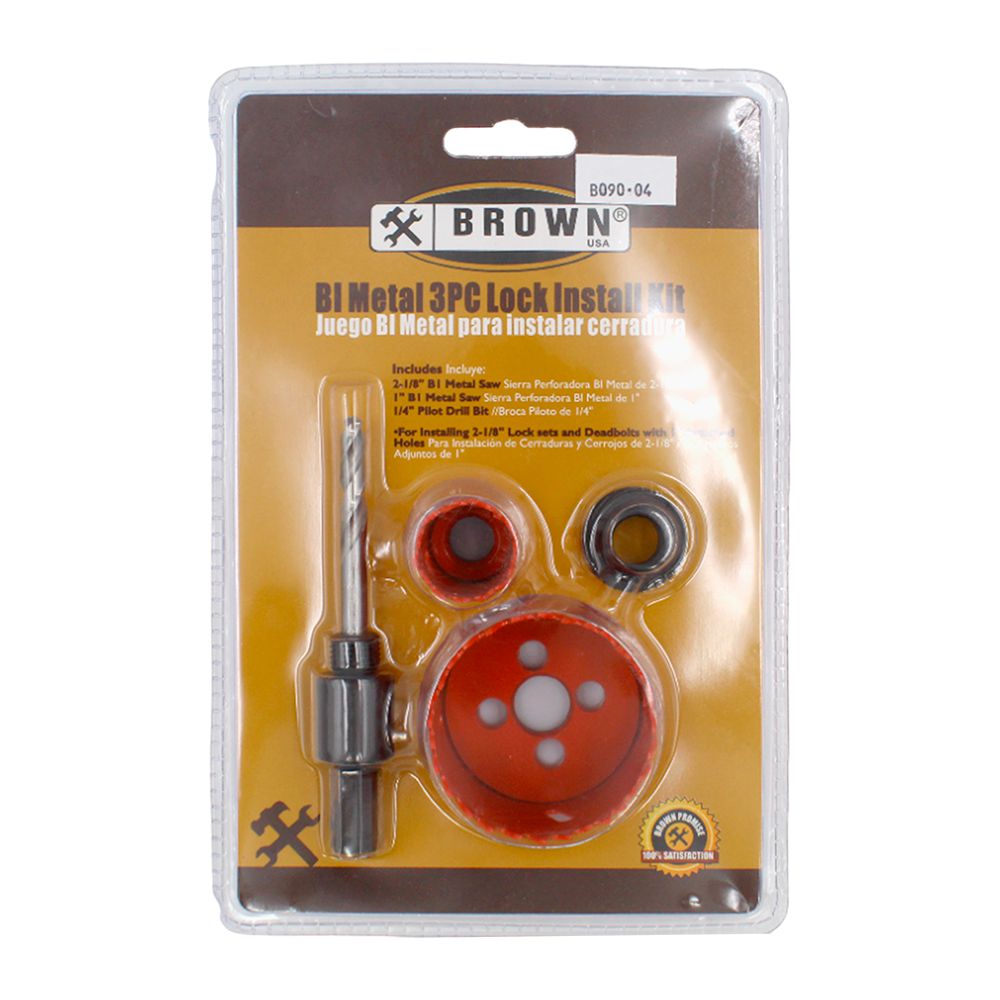 BROCA JGOS BI-METAL 4 PZAS PARA CERRADURA HSAW004