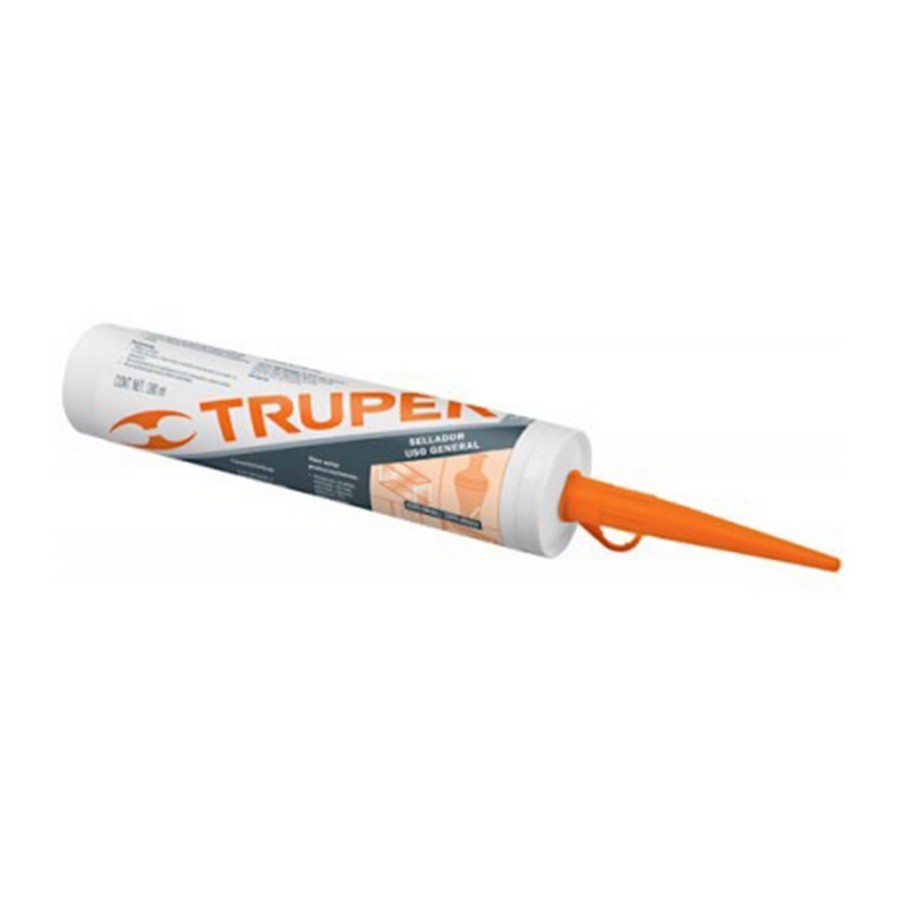 SILICON USO GENERAL TUBO 280 ML. (BLANCO) TRUPER 17560