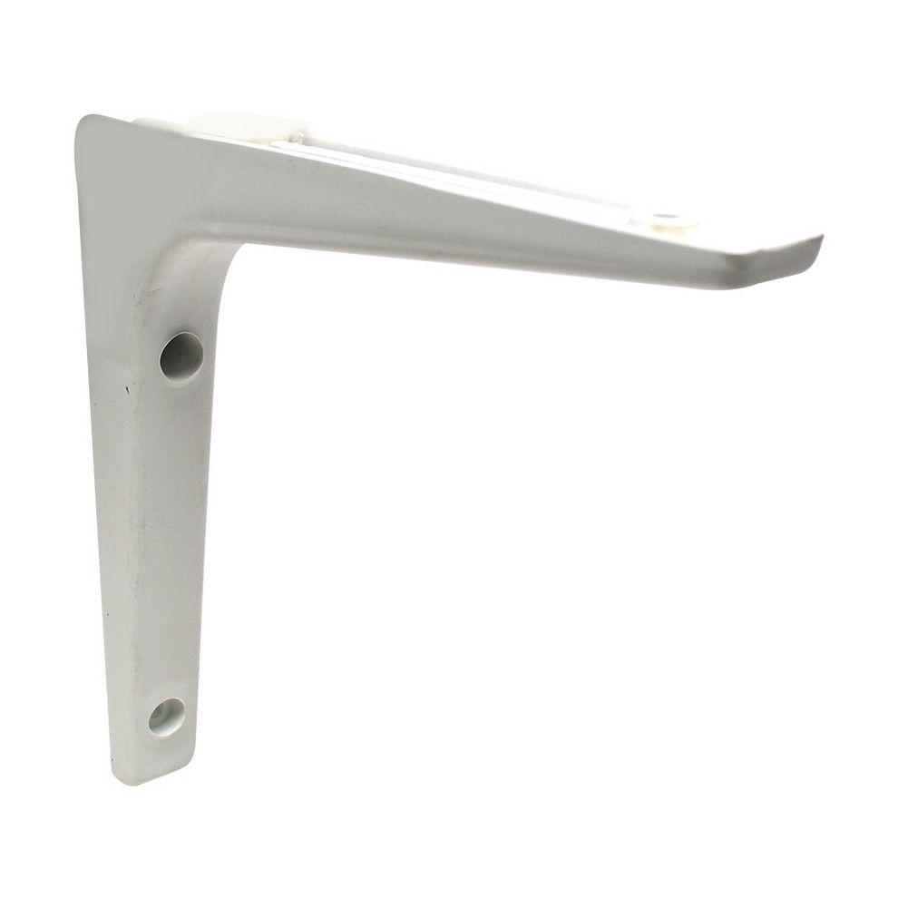 SOPORTE PARA ESTANTE PLASTICO 7 PULG X 7 PULG BLANCO (UNIDAD)
