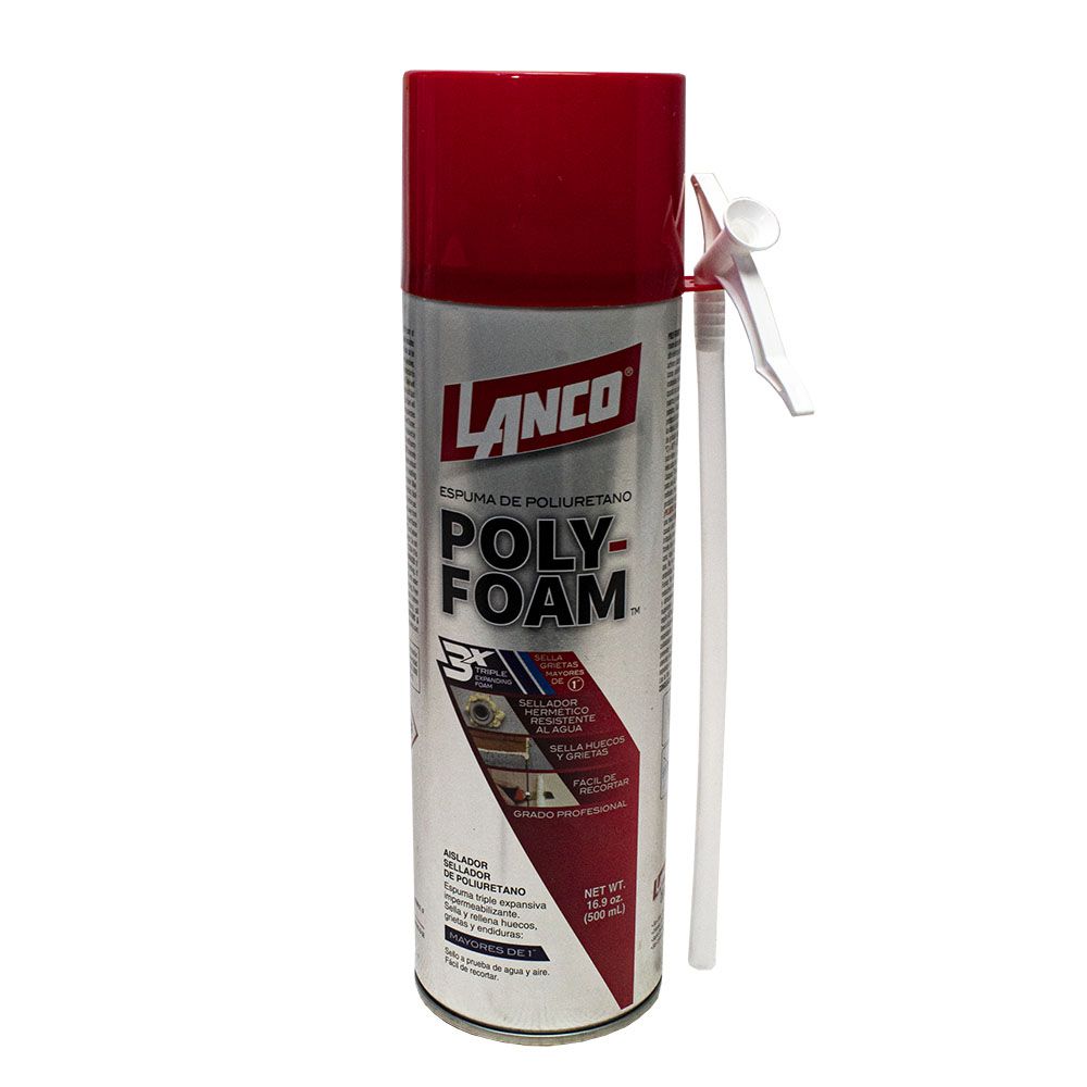 SPRAY AISLADOR ESPUMA EXPANSIVA 500ML POLY-FOAM