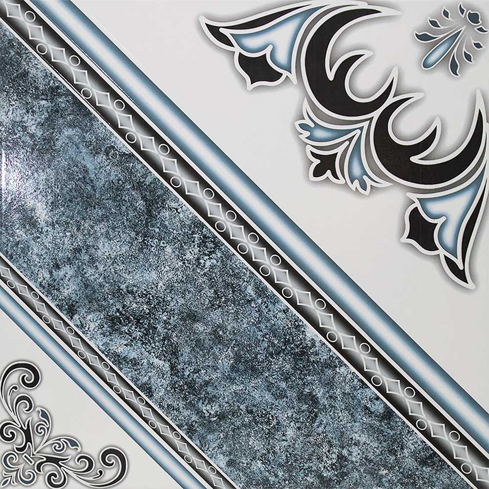 CERAMICA INCEFRA GEOMETRICO AZUL 45X45CM PD35710 MT2 (DESC)