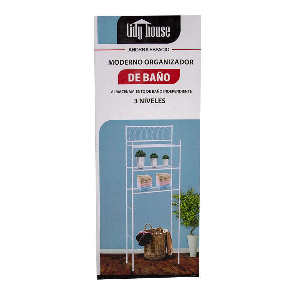ORGANIZADOR METAL BAÑO 3 NIVELES TDY-303WT