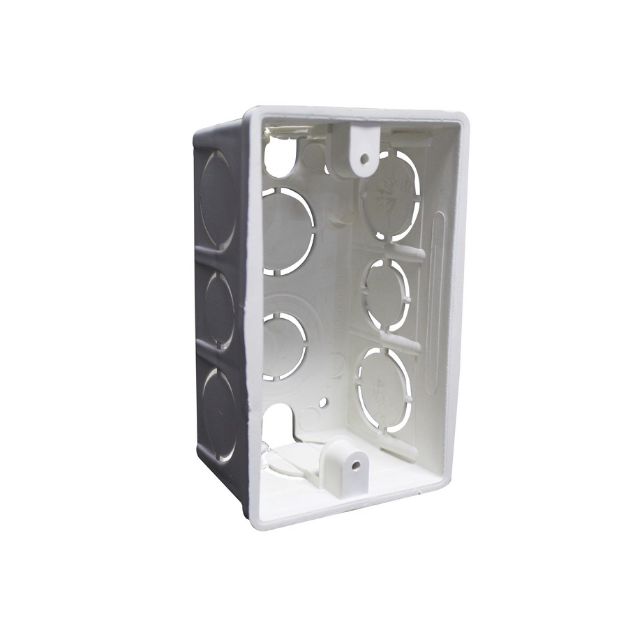 CAJA RECTANGULAR PLAST. 4X2X1/2