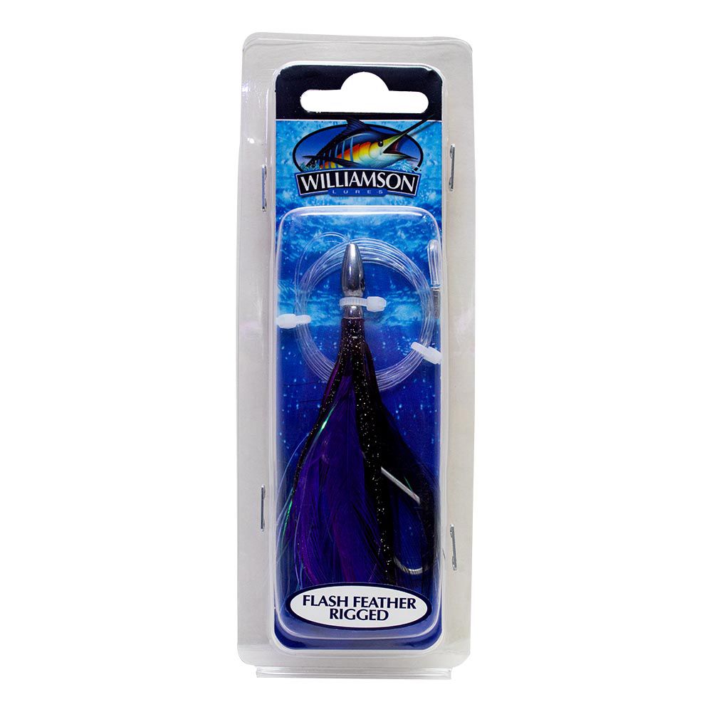 FLASH FEATHER 04 BLK/ PRPL