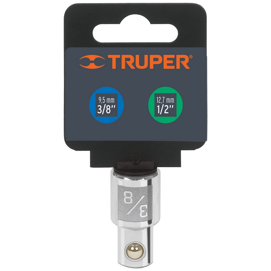 ADAPTADOR REDUCTOR PARA RATCH 3/8 PULG. A 1/2 PULG. TRUPER 13420