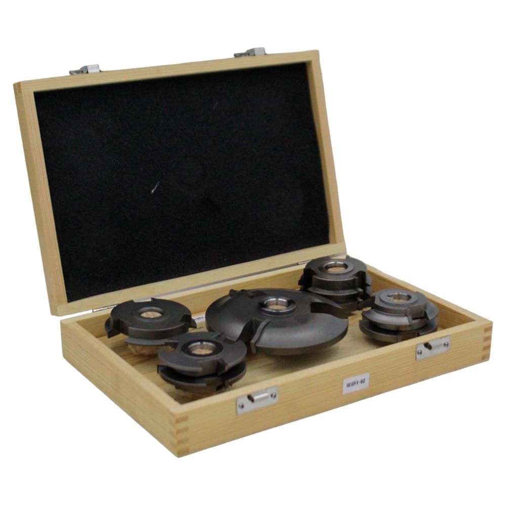 JUEGO DE 5 CUCHILLAS PARA TROMPO PARA FRESAR 3/4PLG. BBT VMK0501