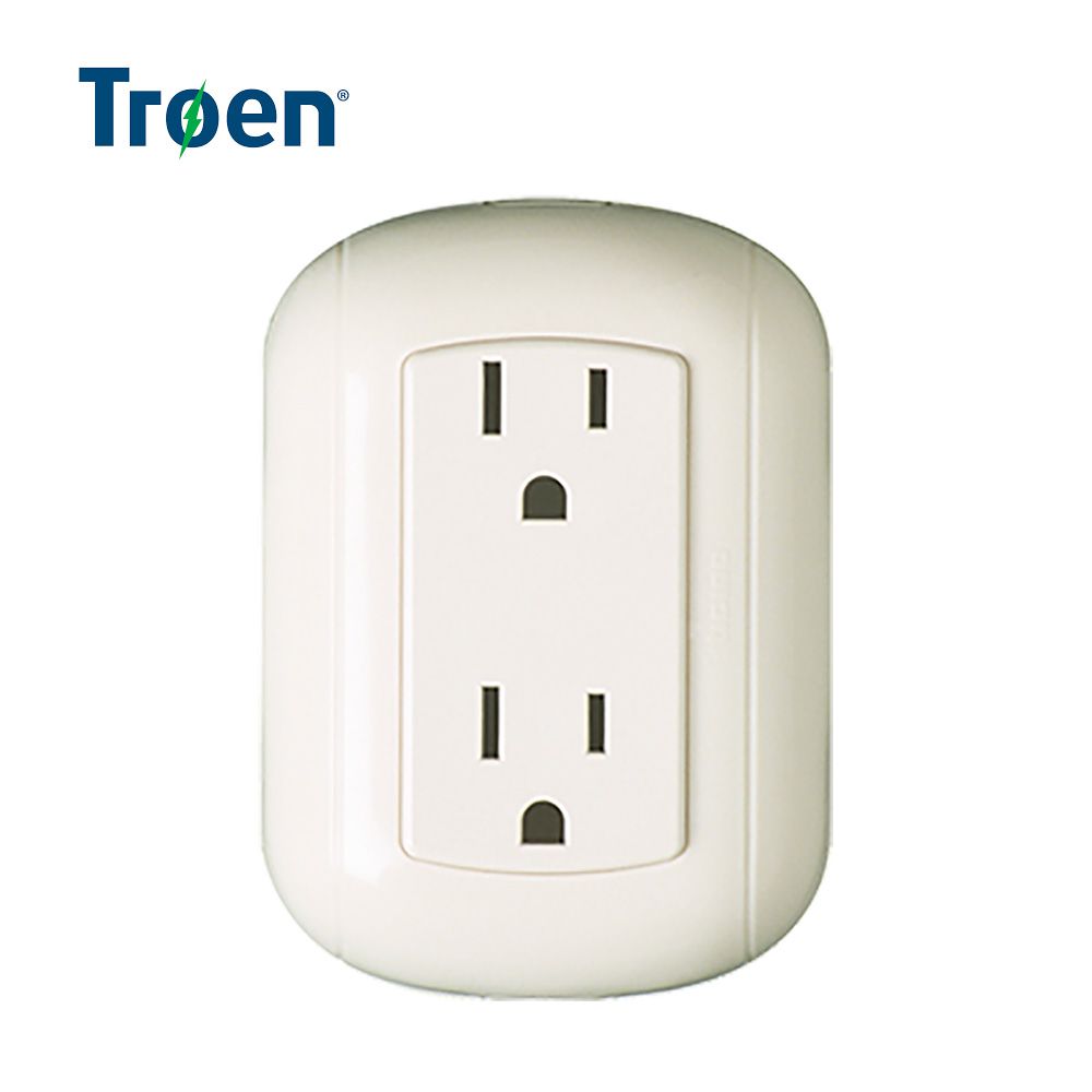 TOMA CTE. DOBLE SOBREPONER TROEN A136-P78