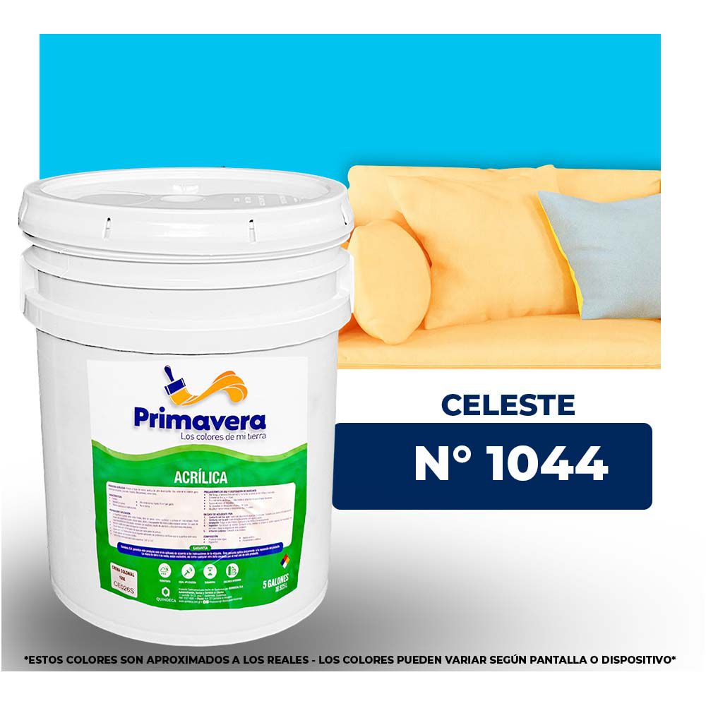 VINILICA PRIMAVERA CELESTE Nº 1044 CUB. (NC)