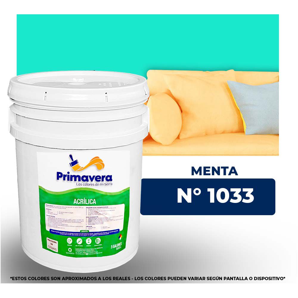 VINILICA PRIMAVERA MENTA Nº 1033 CUB. (NC)