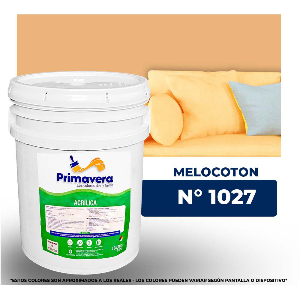 VINILICA PRIMAVERA MELOCOTON Nº 1027 CUB. (NC)