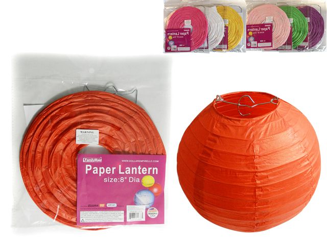 LAMPARA DE PAPEL 8 PULG 15336