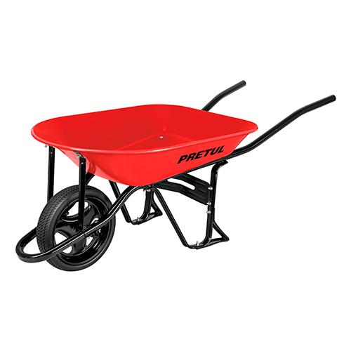 CARRETILLA RUEDA HULE 4.5 PIES CUBICOS 350KG. PRETUL/TRUPER 25057