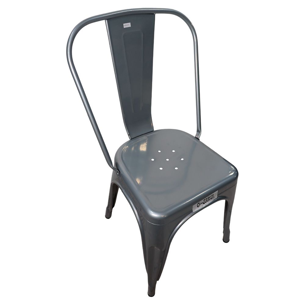 SILLA METALICA 85CM PLATA CH-235-SIL