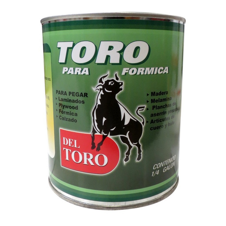 PEGAMENTO CONTACTO AMARILLO PARA FORMICA 1/8 (473ML) TORO