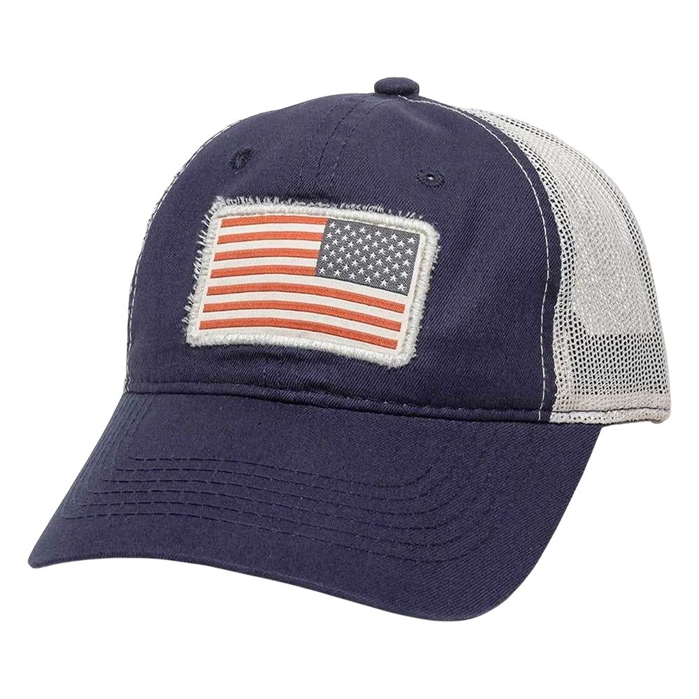 GORRA OUTDOOR AMERICANA MESHBACK CAP NAVY/PUTTY USA-155-NP