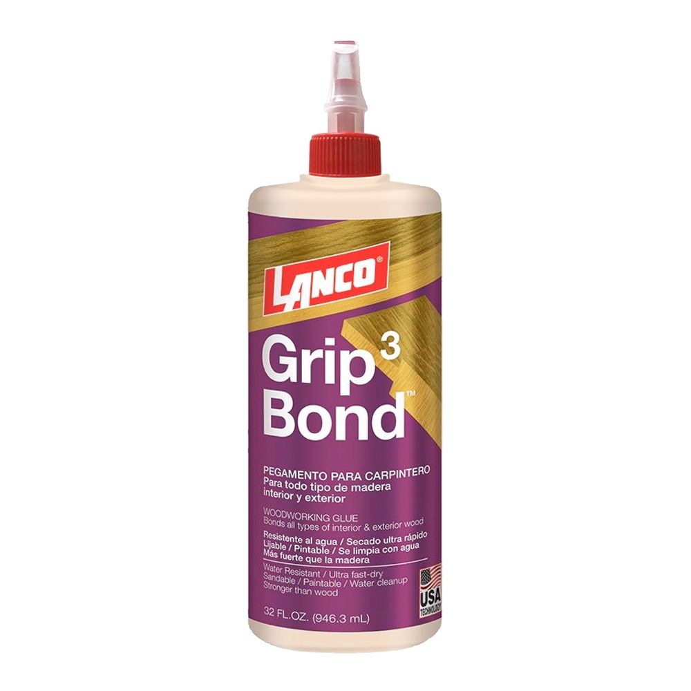 PEGAMENTO AMARILLO PARA CARPINTERIA GRIP BOND 3 - 1/4 GAL. LANCO