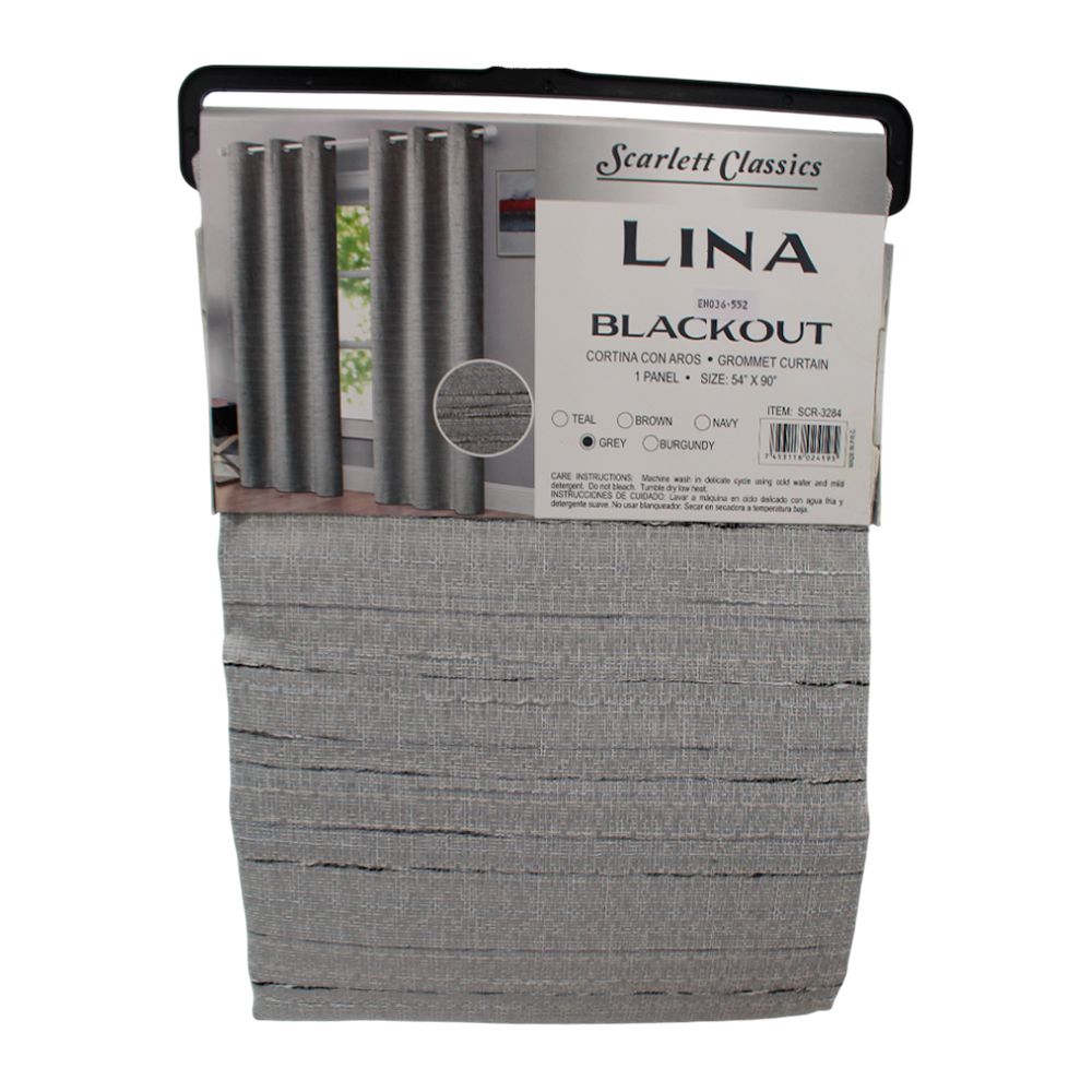 CORTINA PARA SALA BLACKOUT LINA 54 X 90 SCR-3284