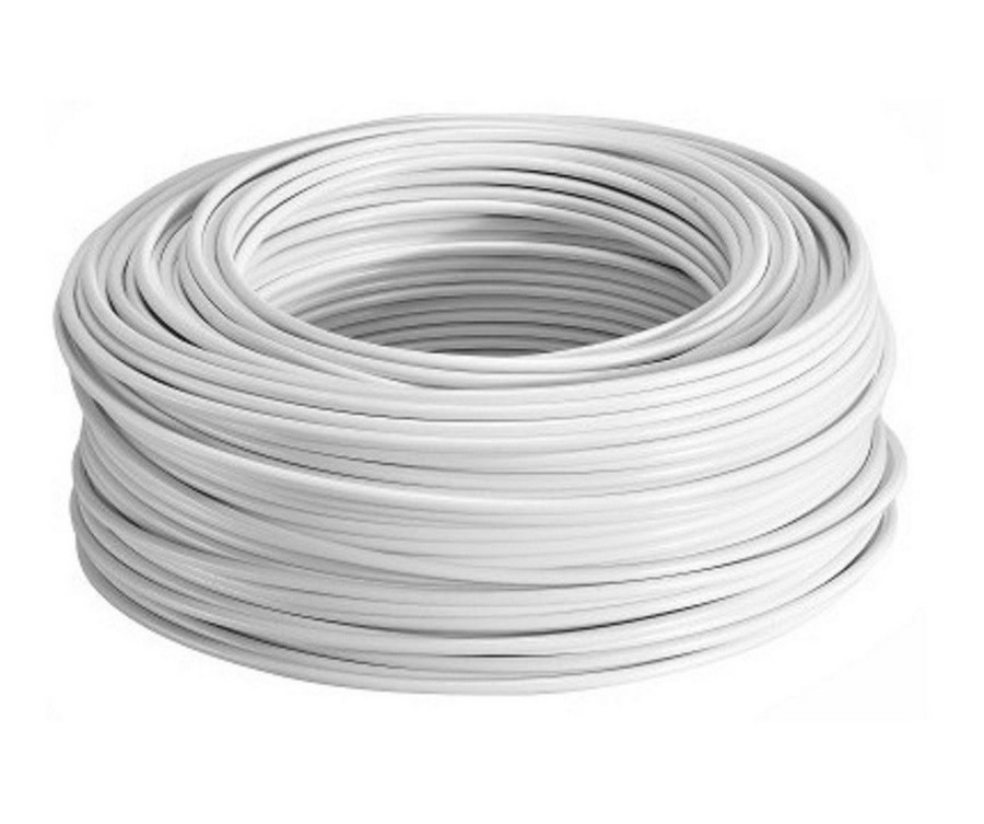 ALAMBRE SOLIDO THHN 12 BLANCO (1 CAJA=100 MTS)