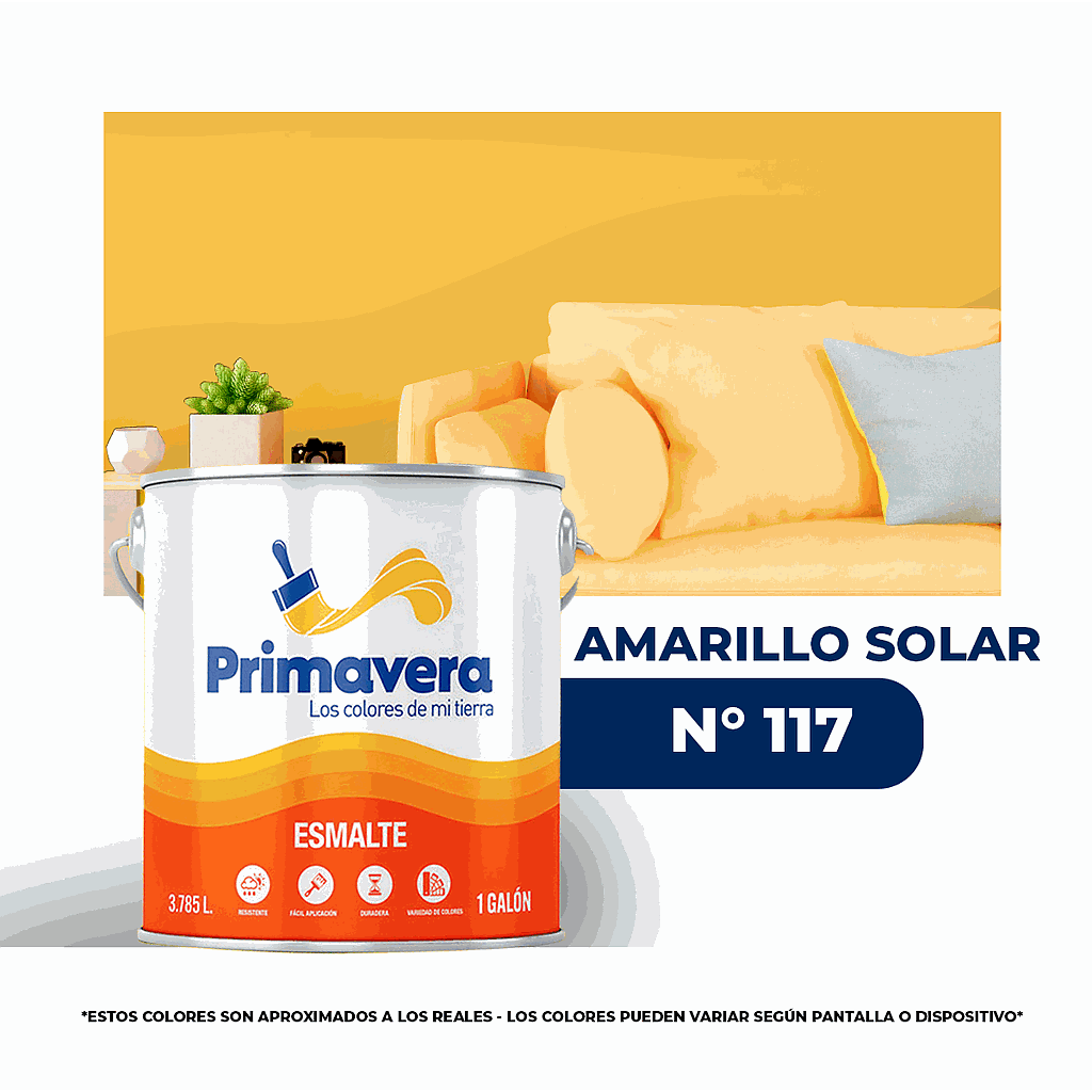 ACEITE PRIMAVERA AMARILLO SOLAR Nº 117 GALON (NC)