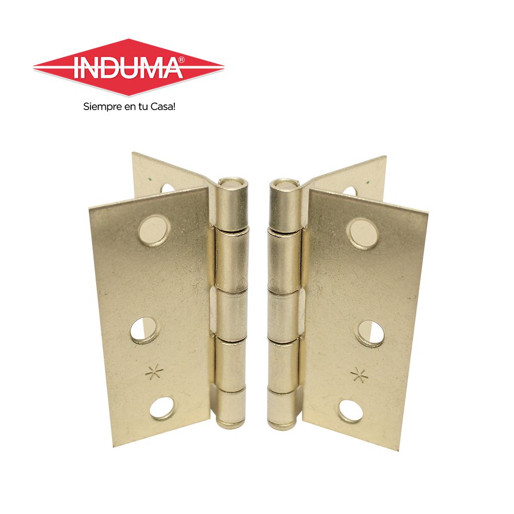 BISAGRA INDUMA 3X3 LAT. CON TORNILLO (PRS)