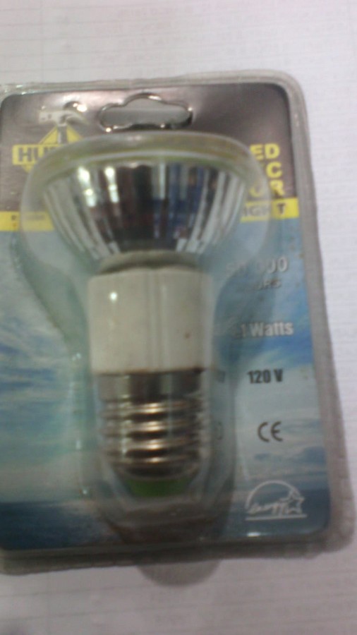 BOMBILLO LED T/HALOGENO HUNTER 1.1W -LUZ BLANCA EL-1506 (NC)
