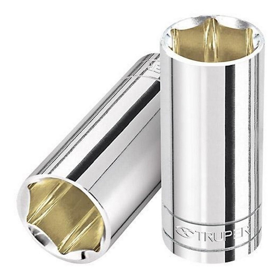 CUBO LARGO ACERO 1/2 X 3/8 TRUPER 13323 (DESC)