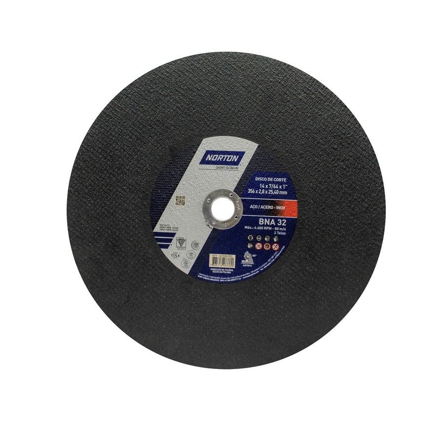 DISCO PARA METAL NORTON T41 356 X 2.38 X 25.4 BNA32