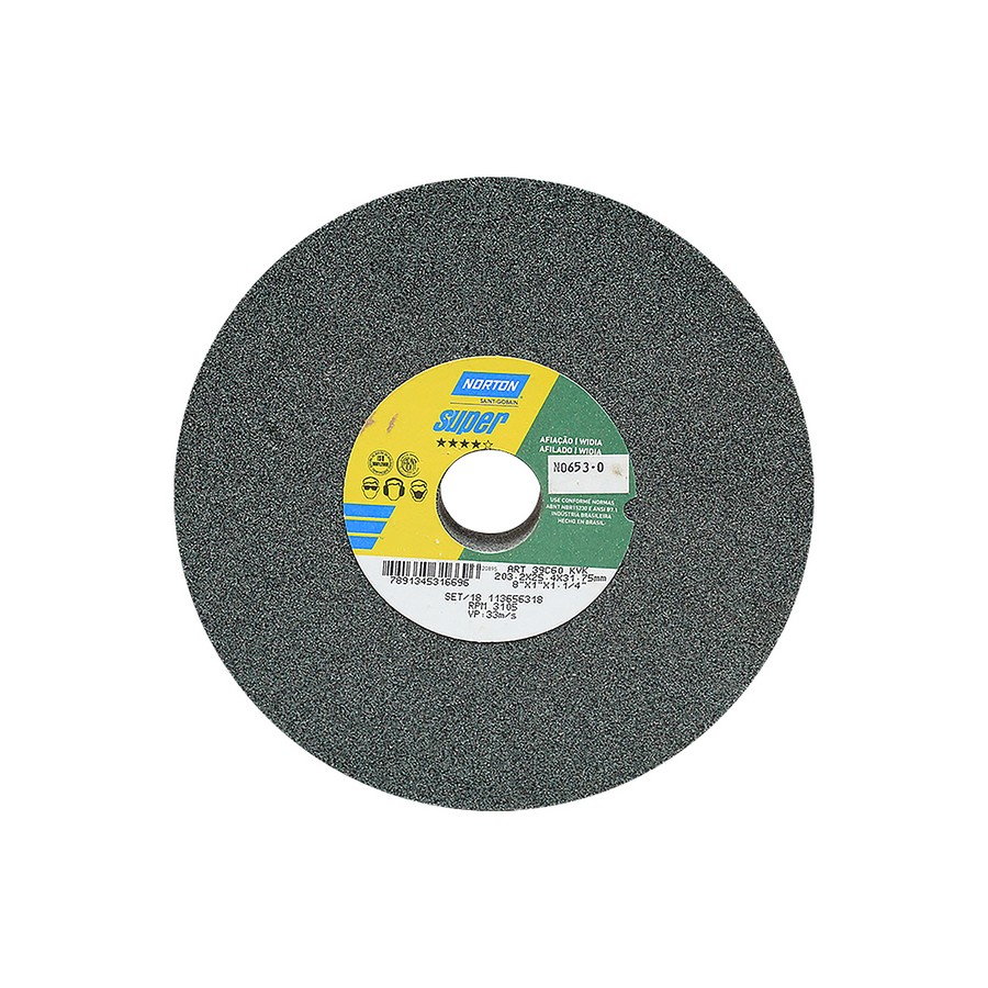 RUEDA ESM. NORTON PARA TUGST. 8 X 1 X 1 1/4 A-60