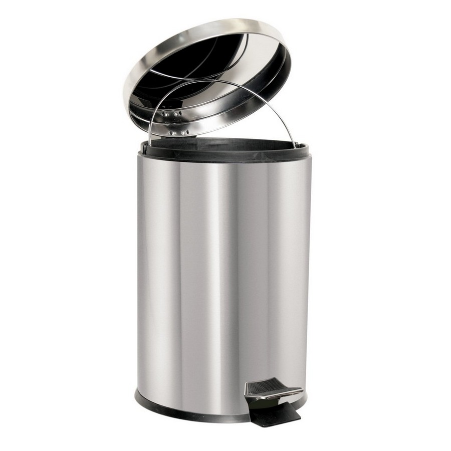 BASURERO DE PEDAL ACERO INOX 20L MDB-20LITROS