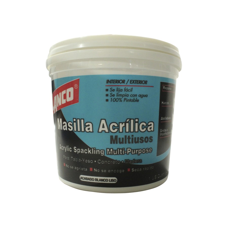 MASILLA ACRILICA MULTIUSO INT. Y EXT. SPACKLING 1/4 LANCO SC-101-5