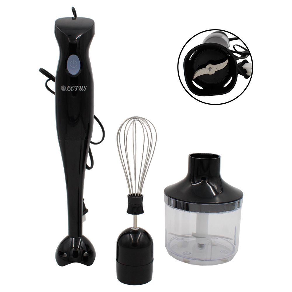 BATIDORA DE MANO ELEC. 3 PIEZAS 120V 200W LT-HB01
