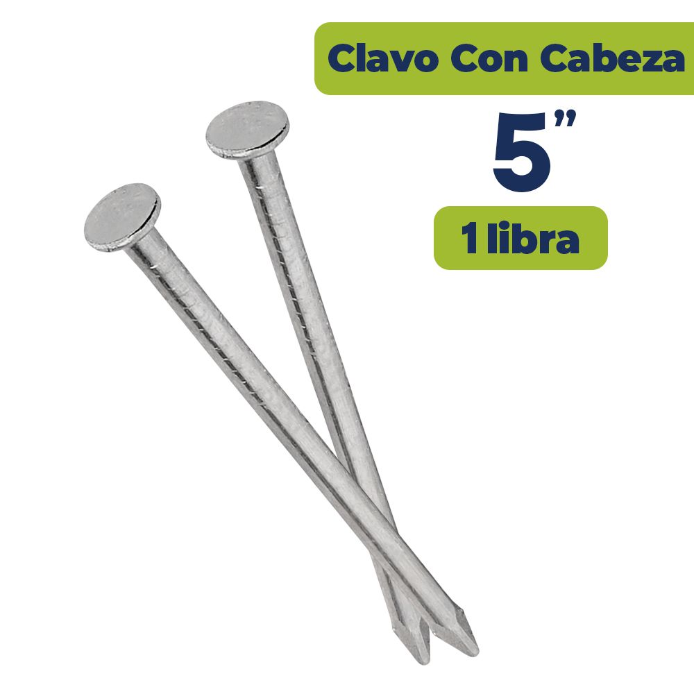 CLAVO ALAMBRE CON CABEZA 5 (LBS)