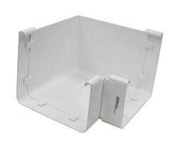 ESQUINERO PVC EXTERNO PARA CANOA LISA AMANCO 910374