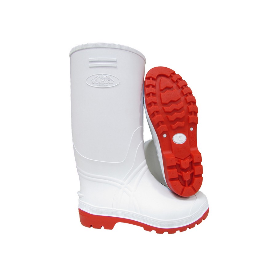 BOTA SUPER INDUSTRIAL BLANCA SUELA NITRILO Nº 37 (PAR)
