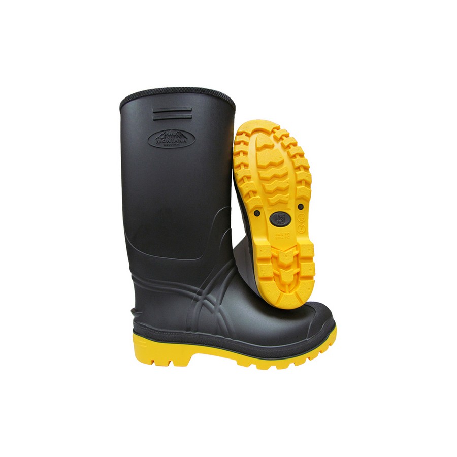 BOTA SUPER INDUSTRIAL NEGRA/AMARILLO Nº 43 (PAR)