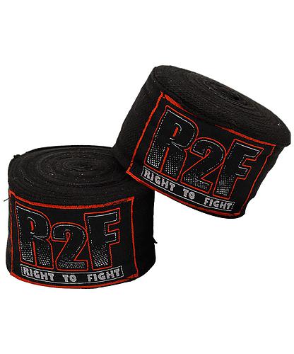 VENDAS PARA BOXEO NEGRO REX 4.5M 398-BK R2F (PAR)