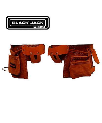 BOLSA HERRAMIENTAS CUERO 12 BOLSAS BJT230