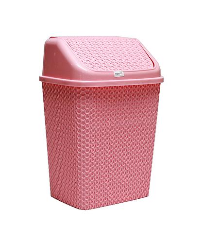 BASURERO PLASTICO TIPO RATTAN 0026