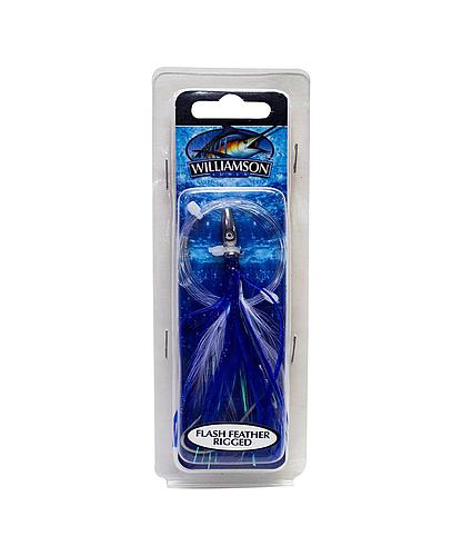 FLASH FEATHER 04 BLUE/ WHT