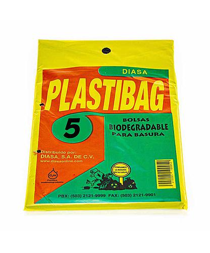 BOLSA JARDINERA NEGRA BIODEGRADABLE 34'' X 50'' (5 UNI) BJN5