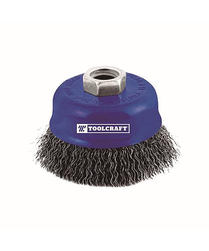 CEPILLO DE COPA PARA PULIDORA ONDULADO 5 PULG X 5/8 11535