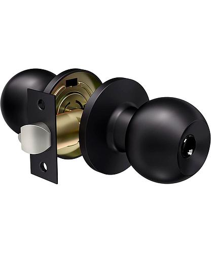 CERRADURA VERA POMO SIN LLAVE NEGRO 46540