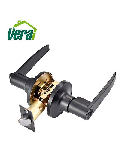 CERRADURA VERA PALANCA CON LLAVE NEGRO 46541 / 46975
