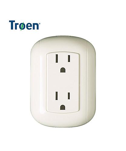 TOMA CTE. DOBLE SOBREPONER TROEN A136-P78