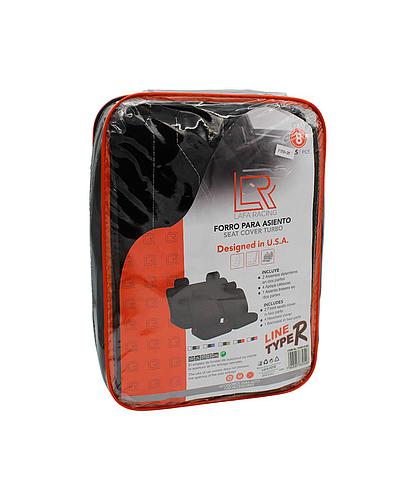 FORRO PARA ASIENTO AUTO NEGRO/CREMA 16-8012-NC