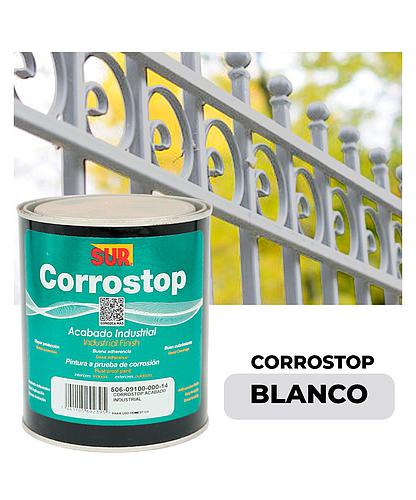 ANTICORROSIVO CORROSTOP 9100 BLANCO 1/4 GAL. SUR (NC)